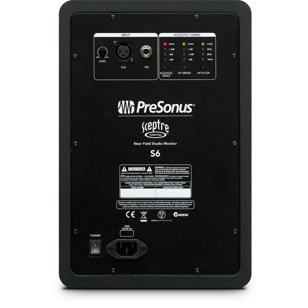 Amazon | PreSonus Sceptre 2X S6 双方向同軸スタジオモニター DSP